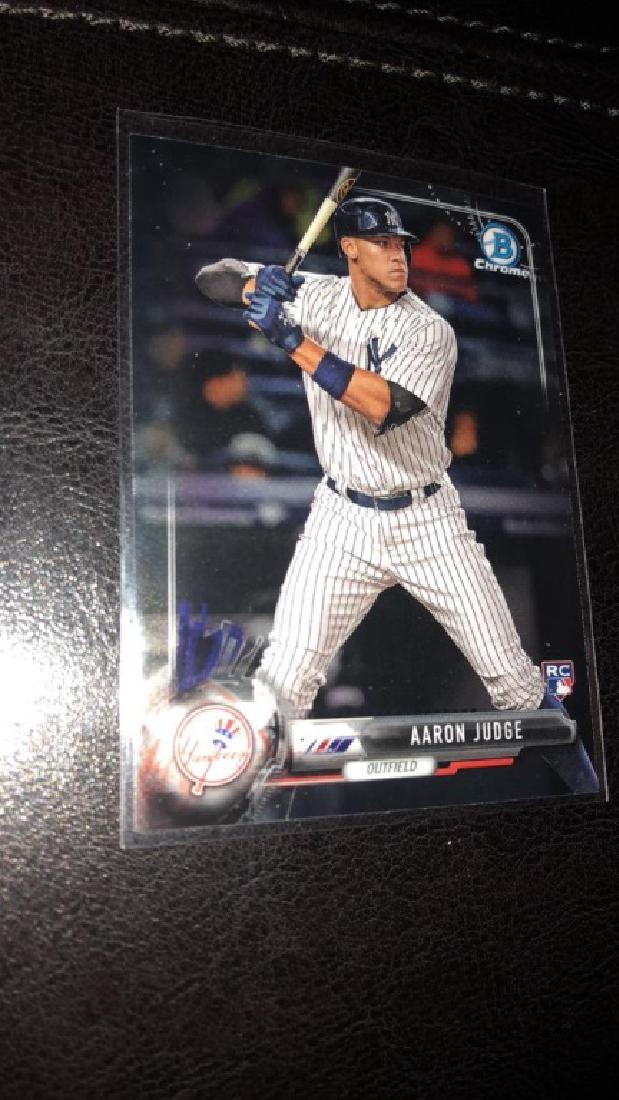 Aaron Judge 2017 Bowman chrome rookie (1 of 2)