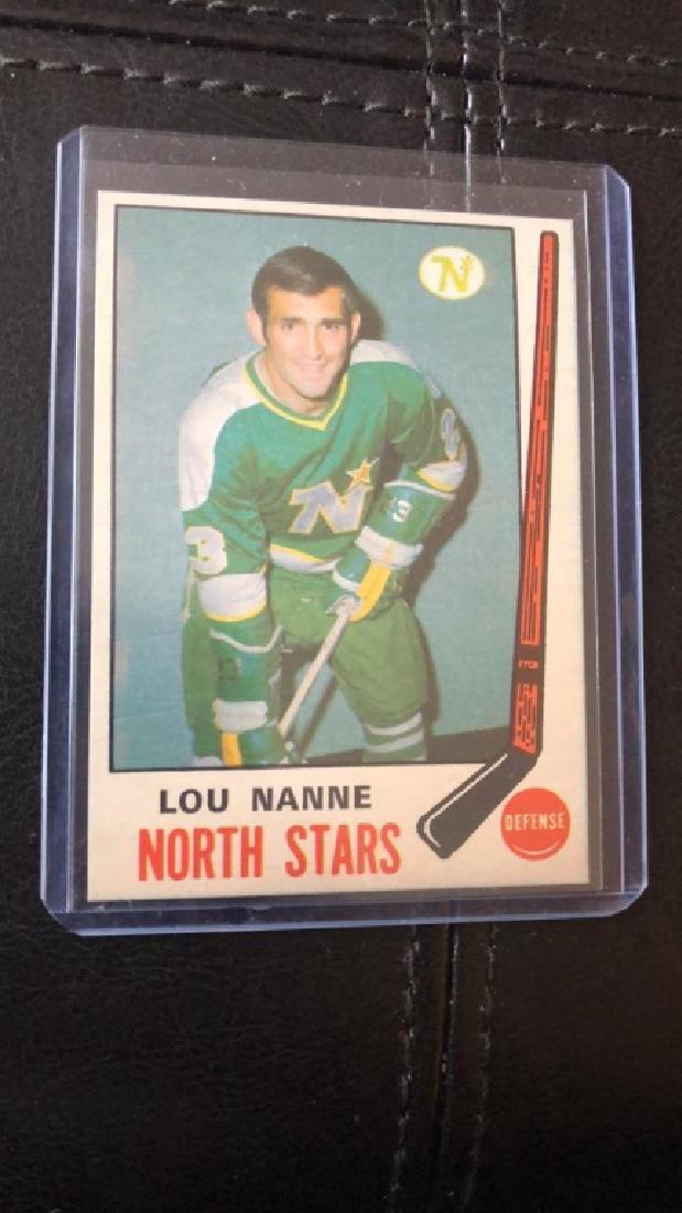 1969-70 OPC Lou Nanne RC nice shape (1 of 2)