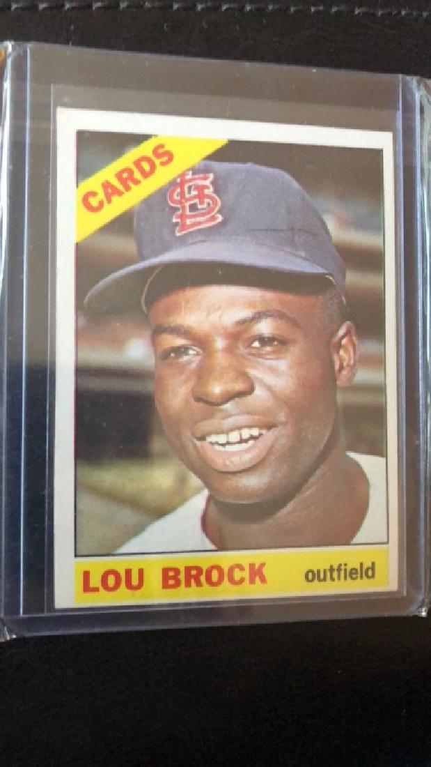Lou Brock 1966 Topps Nice shape (1 of 2)