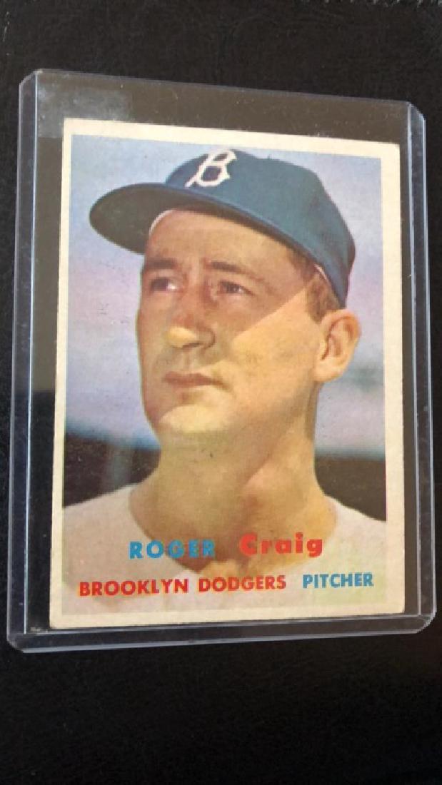 Roger Craig 1957 Topps Vintage card (1 of 2)