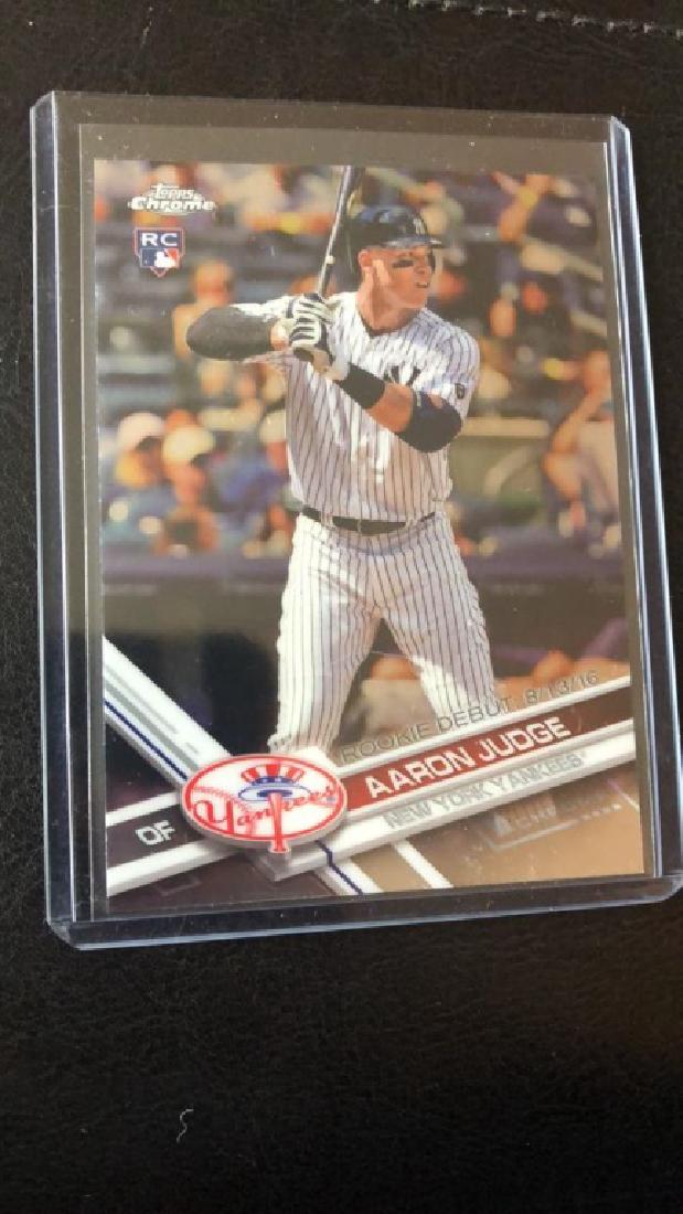 Aaron Judge 2017 Topps Chrome RC (1 of 2)