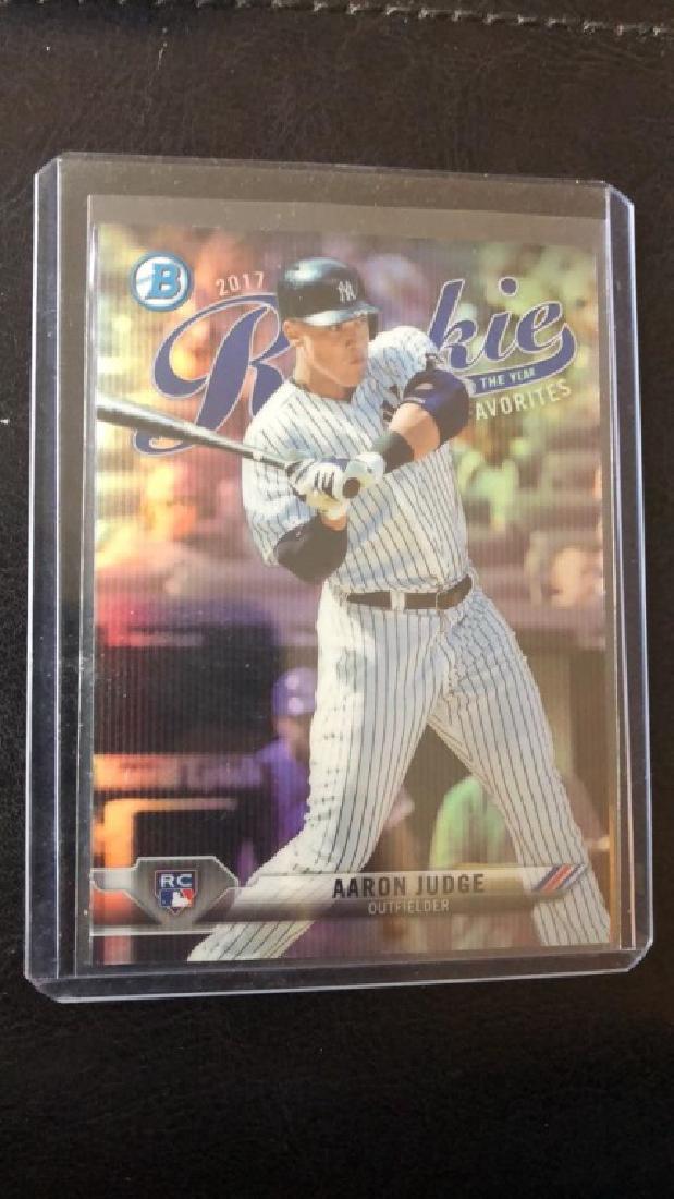Aaron Judge 2017 Bowman Chrome RC (1 of 2)