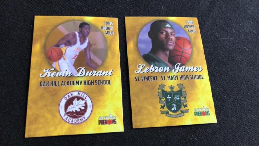 Kevin Durant and Lebron James Rookie Phenom Lot (1 of 2)
