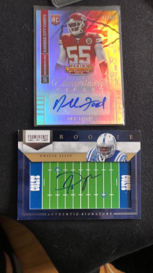 Dee Ford 2014 contenders SP auto/99 Dwayne Allen (1 of 2)