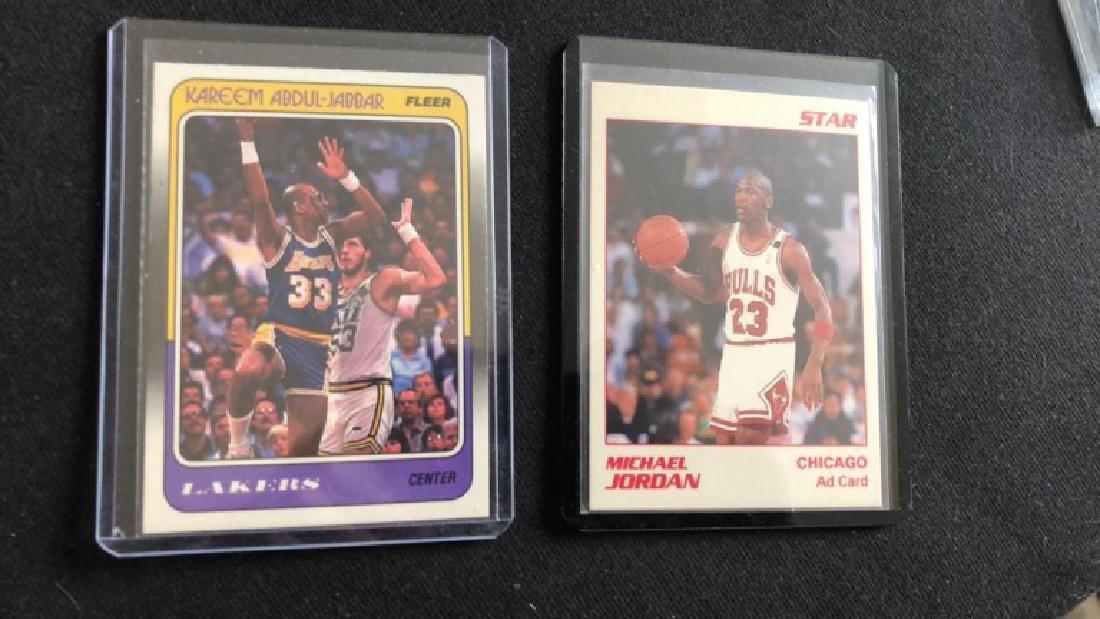 Kareem Abdul Jabbar 1988 Fleer and Michael Jordan (1 of 2)