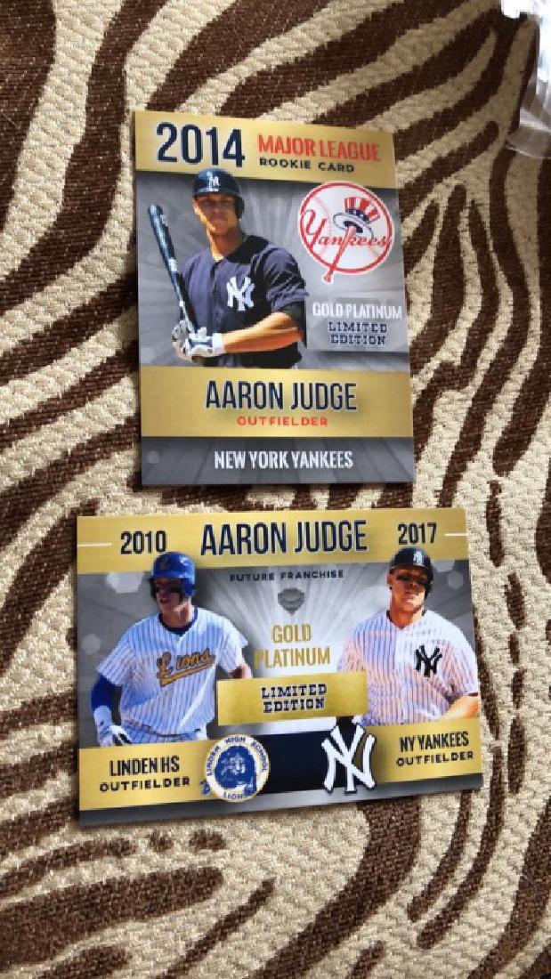 Aaron Judge 2 card Rookie Phenom Lot (1 of 2)