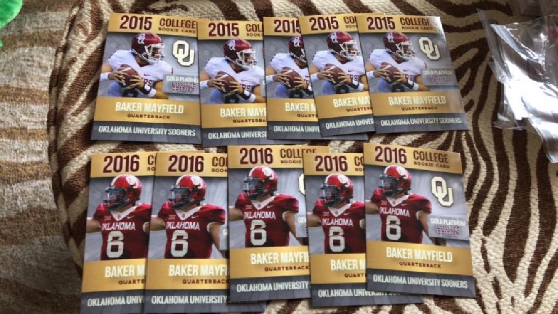 Baker Mayfield 10 card rookie lot (1 of 1)
