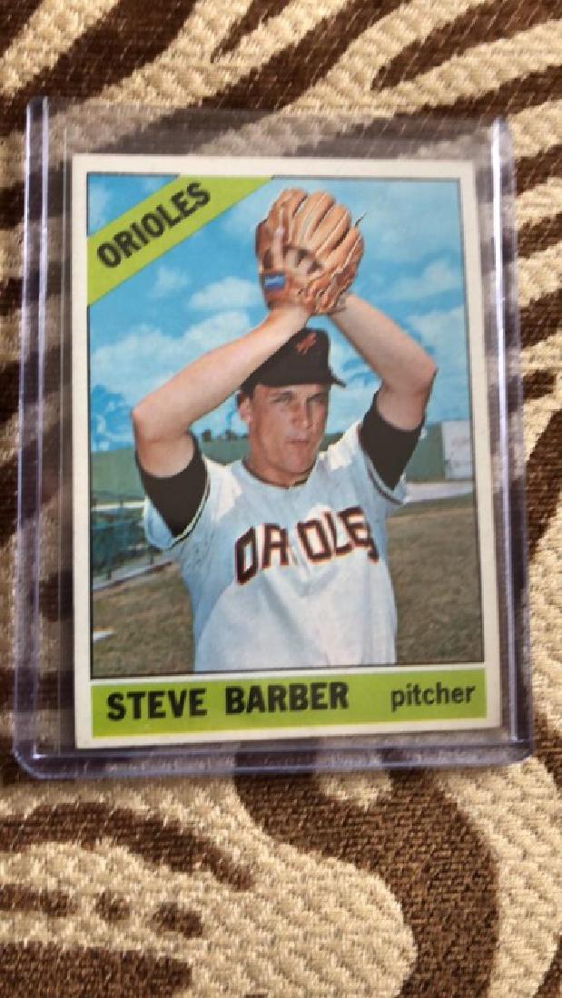 1966 Topps Steve Barber nice shape (1 of 2)