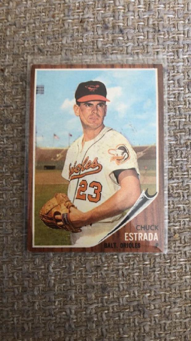 Chuck Estrada 1962 Topps Semi High # set break (1 of 2)