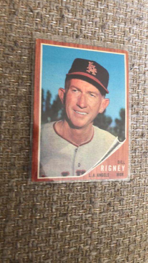 Bill Rigney 1962 Topps Semi High # set break (1 of 2)