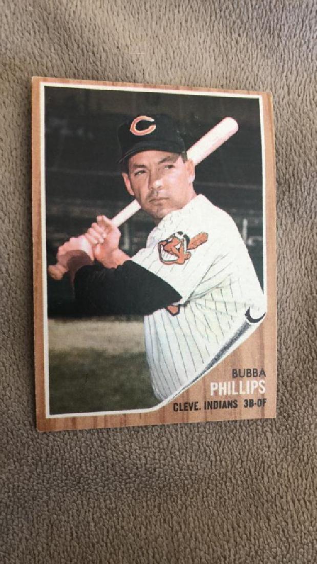 Bubba Phillips 1962 Topps High # set break sharp (1 of 2)