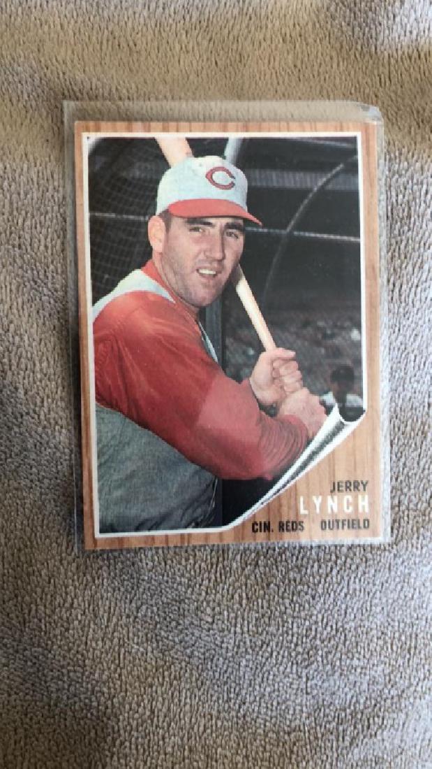 Jerry Lynch 1962 Topps high # in Nice Shape (1 of 2)