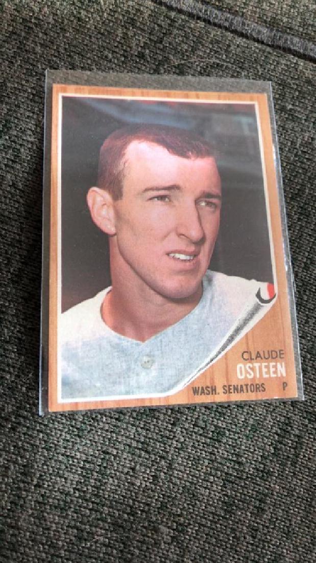 Claude Osteen 1962 Topps high # in Nice Shape (1 of 2)