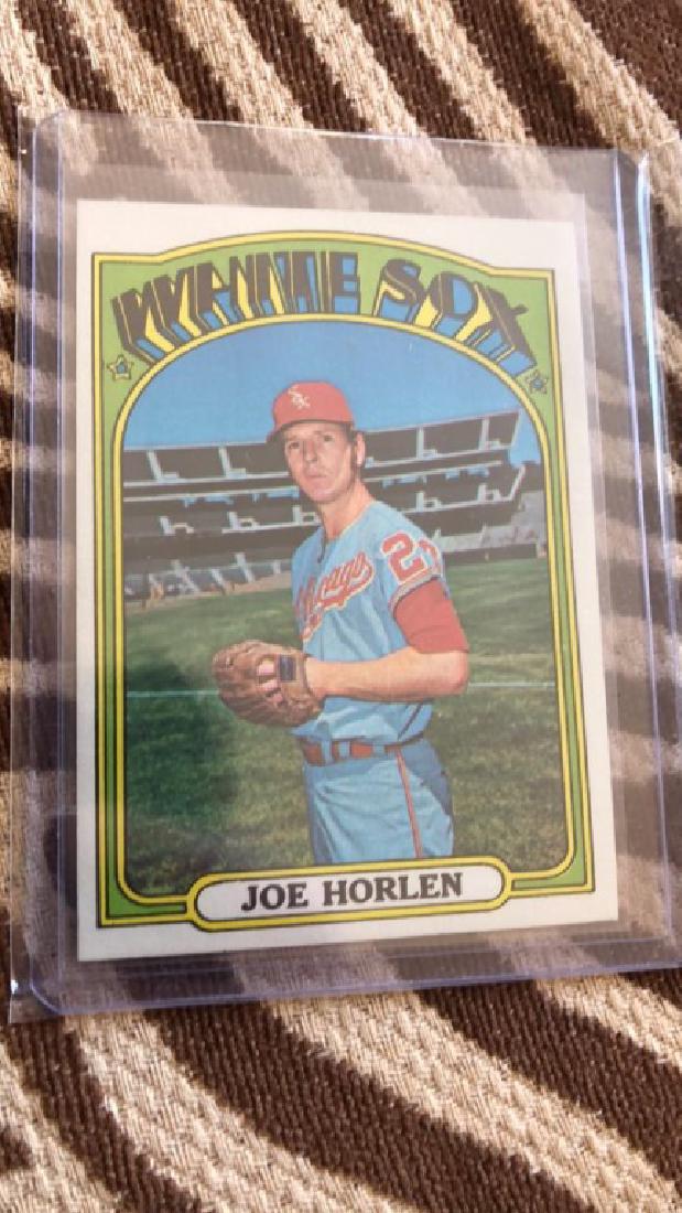 Joe Horlen 1972 Topps Hi number Nice shape (1 of 2)
