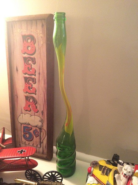 Vintage Mountain Dew Soda Bottle Large Rare: We Combine Shipping for multiple lots won. Please Check Photoâ€™s for condition. If you place a bid you can pay by paypal or you NEED to Call us to pay by credit card. A shipping price will be ad