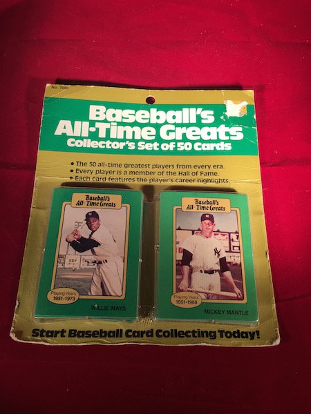 Baseballs all time greats Mickey Mantle Willie Mays (1 of 1)