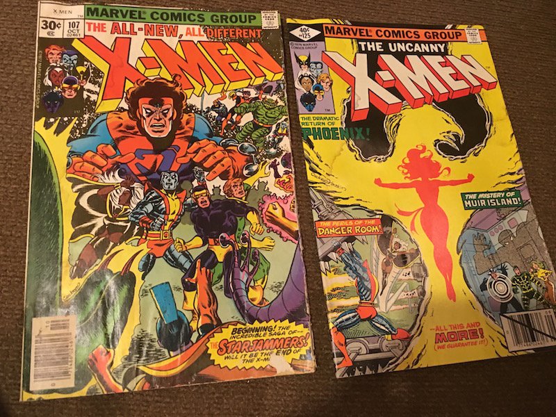 The All New X-Men and The Uncanny X-men Vintage Comic: The All New X-Men and The Uncanny X-men Vintage Comic lot of 2 #107 and #125
