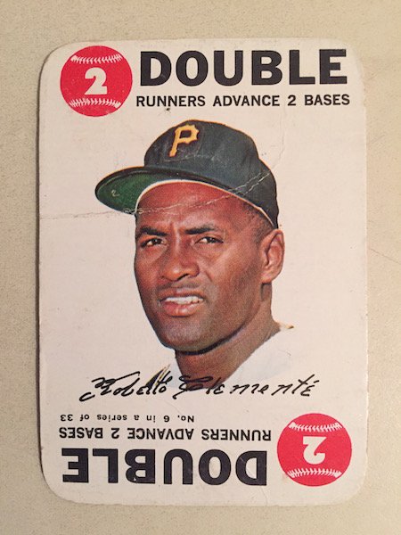 Roberto Clemente 1968 Topps Game Insert Card (1 of 1)
