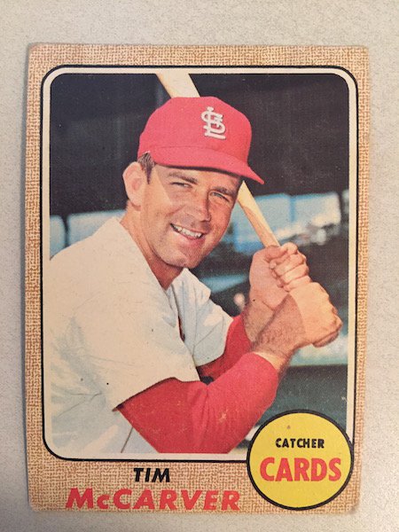 1968 Topps Tim McCarver #275: 1968 Topps Tim McCarver #275