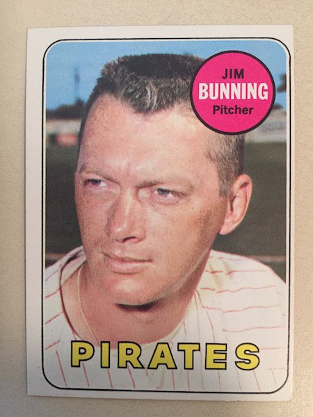 1969 Topps Jim Bunning #175 (1 of 1)