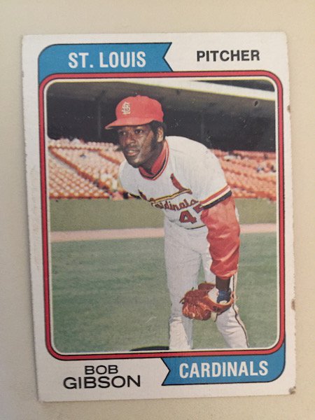 1974 Topps Bob Gibson #350: 1974 Topps Bob Gibson #350