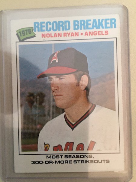 1977 Topps Nolan Ryan Record Breaker #234 (1 of 1)