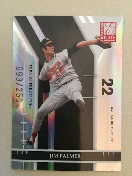 Jim Palmer 2004 Donruss Elite #189 93/250: Jim Palmer 2004 Donruss Elite #189 93/250