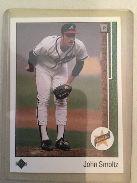 1989 Upper Deck John Smoltz Rookie Card #17 (1 of 1)
