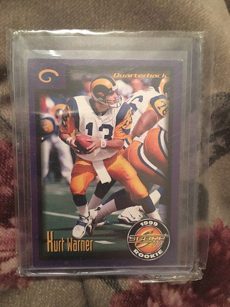 KURT WARNER 1999 Score Supplemental Rookie Card RC #S57 (1 of 2)