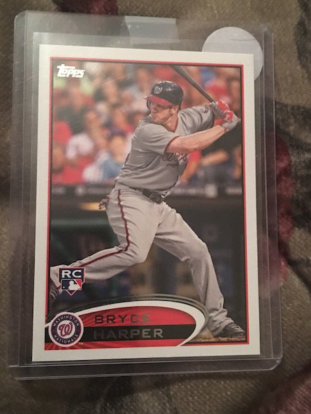 2012 Topps Mini Bryce Harper RC Washington Nationals (1 of 2)