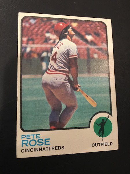 Pete Rose 1973 Topps Vintage Baseball Card #130 (1 of 2)