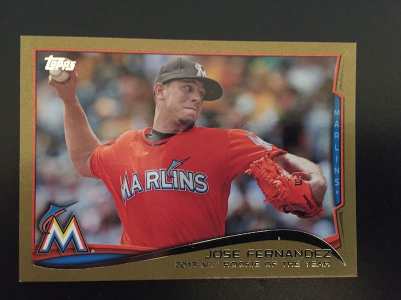 Jose Fernandez 2014 Topps Gold #413 1514/2014 (1 of 1)