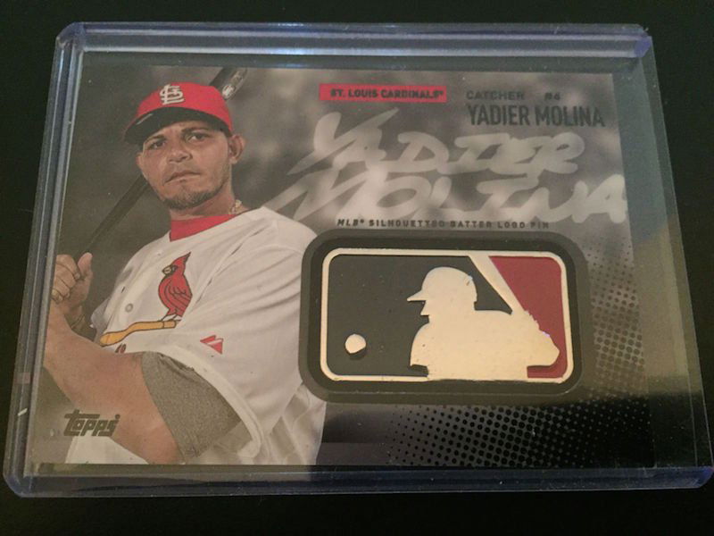 Yadier Molina 2015 Topps Pin Insert (1 of 1)