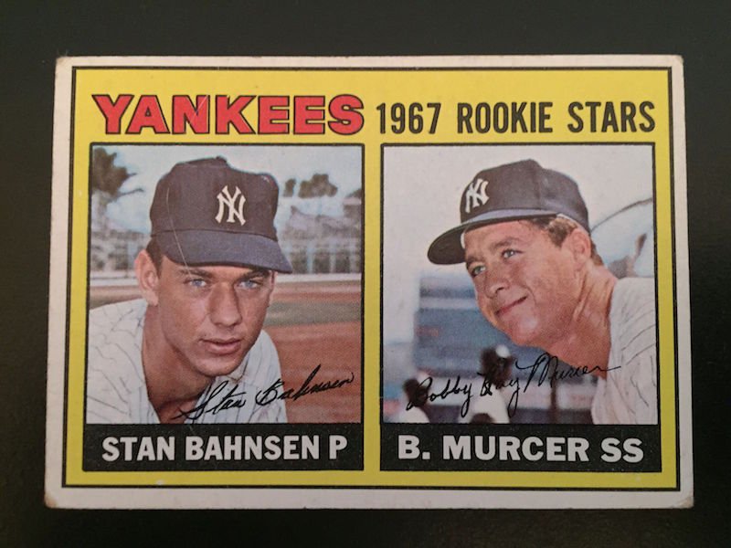 Bobby Murcer/Stan Bahnsen 1967 Topps Rookie Card #93 (1 of 1)
