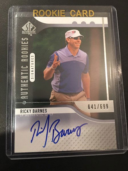 Ricky Barnes Sp Authentic Rookies Signature auto (1 of 2)