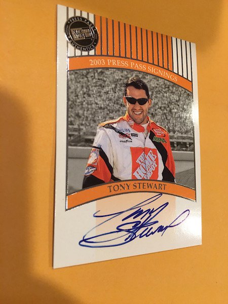 2003 Press Pass Tony Stewart Signings (1 of 2)
