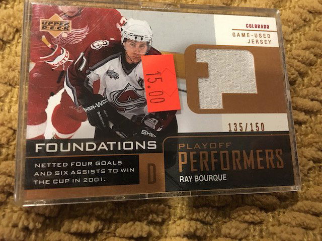 Ray Bourque Upper Deck Foundations Playoff Performers (1 of 2)