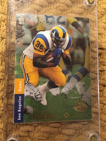 Jerome Bettis UD premiere Prospects RC: Jerome Bettis UD premiere Prospects RC