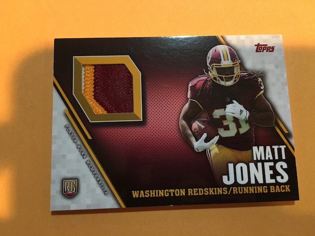 Matt Jones 2015 Topps 2 Color Patch RC (1 of 2)