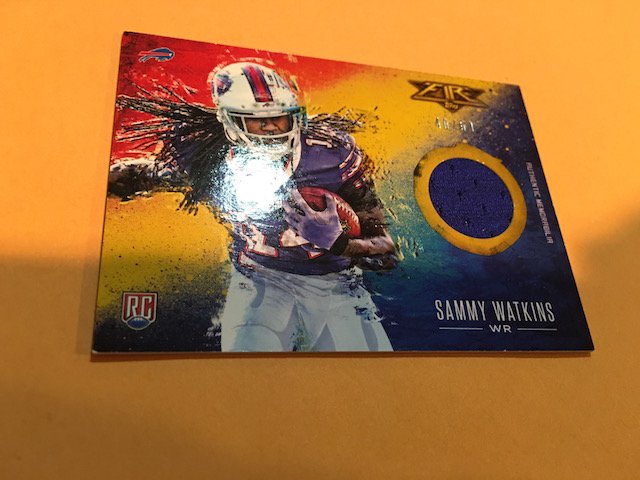 Sammy Watkins Topps Fire Patch RC numbered to 50 (1 of 1)