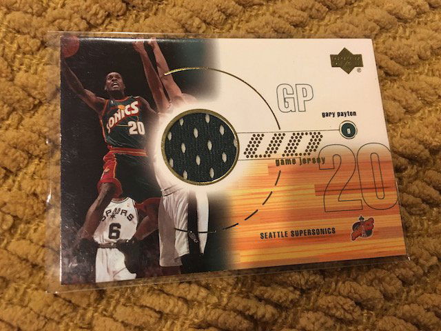 Gary Payton UD Game Jersey (1 of 1)