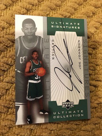 2001-02 (CELTICS) Ultimate Collection Signatures #JJA (1 of 1)