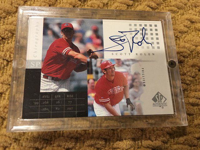Scott Rolen SP Authentic Chirography Auto (1 of 1)