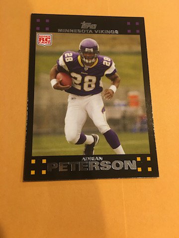 Adrian Peterson 2007 Topps RC (1 of 2)