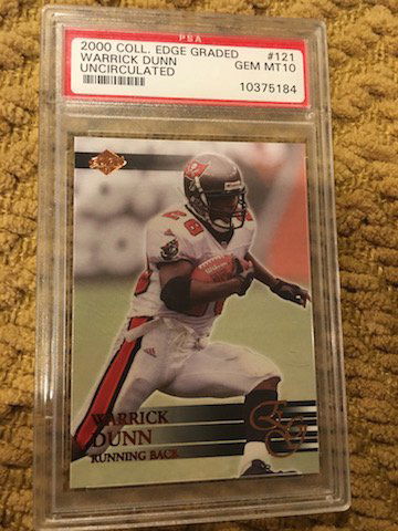 Warrick Dunn 2000 Collectorâ€™s Edge PSA Gem Mint 10 (1 of 1)