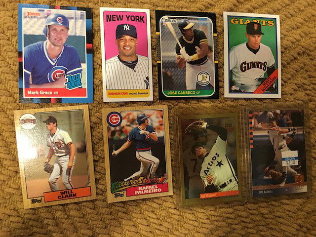 Mixed Star Baseball Card Lot with RCâ€™s Palmer Clark (1 of 1)