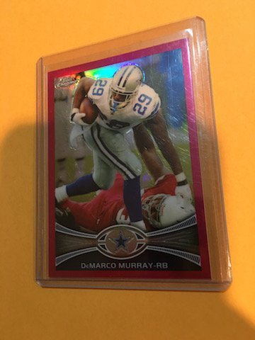 2012 Topps Chrome Pink Refractor 21 DeMarco Murray /399 (1 of 2)