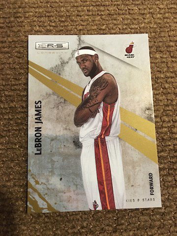 Lebron James 2010-11 Leaf Rookie and Stars Longevity: Lebron James 2010-11 Leaf Rookie and Stars Longevity #40