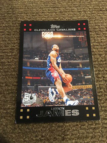 Lebron James 2007-08 Topps Card (1 of 1)
