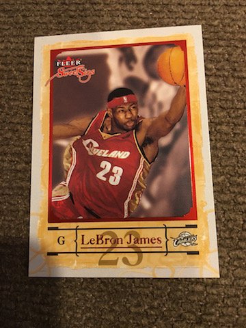 Lebron James Fleer Sweet Sigs 2004-05 #75 (1 of 2)